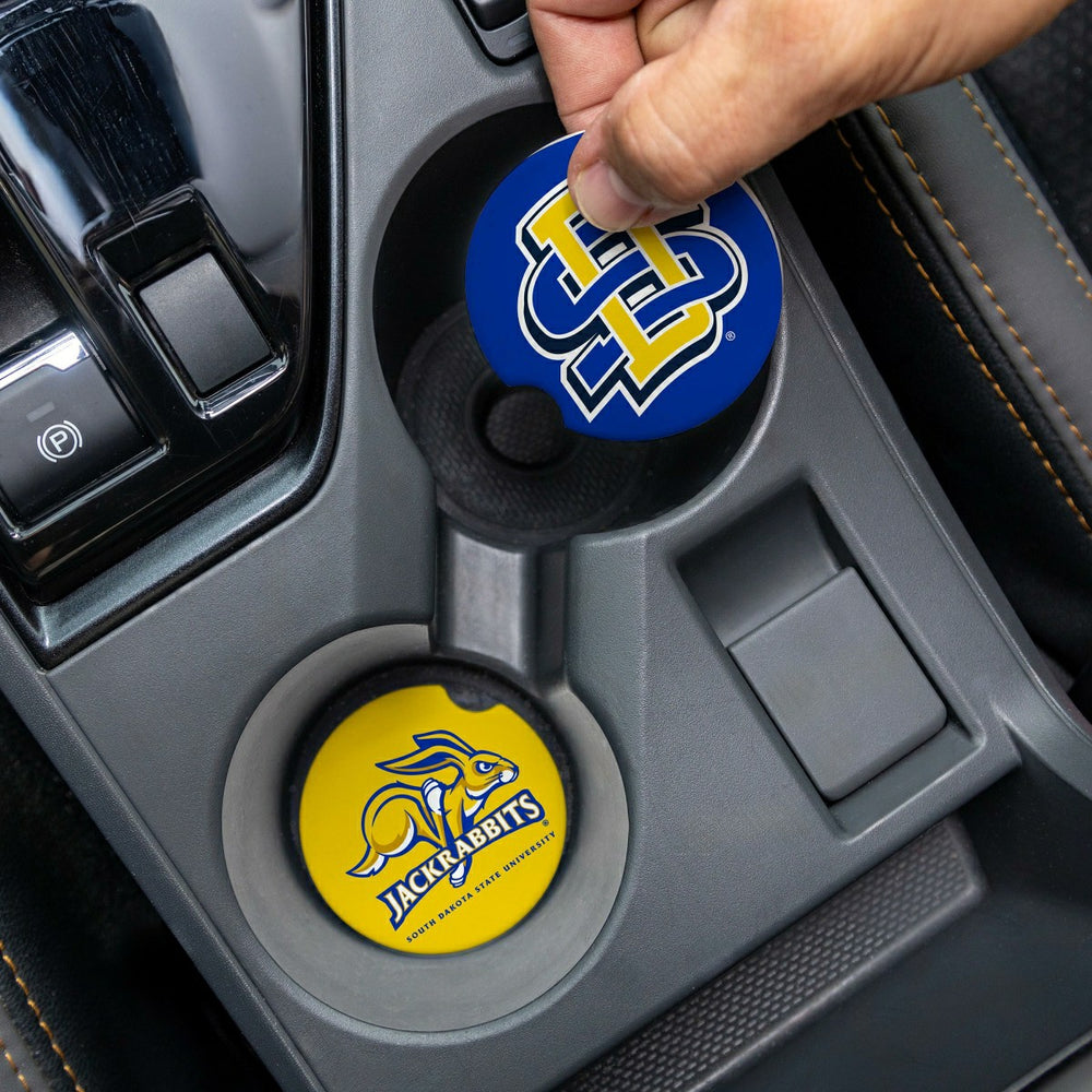 South Dakota State University Car Coaster Set, 2pc, Collegiate, Home