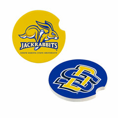 South Dakota State University Car Coaster Set, 2pc, Collegiate, Home
