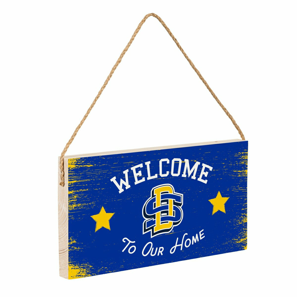 South Dakota State University Wood Wall Sign, 6x11, Collegiate, Home