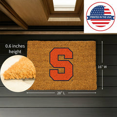 Coir Mat, 16"x28", Syracuse University, Collegiate
