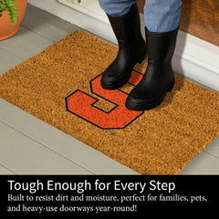 Coir Mat, 16"x28", Syracuse University, Collegiate