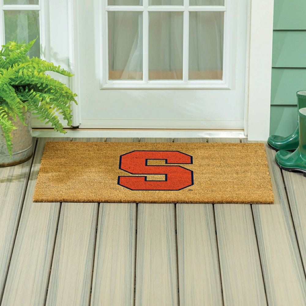 Syracuse University Large Full Color Coir Mat, 36"x24", Collegiate