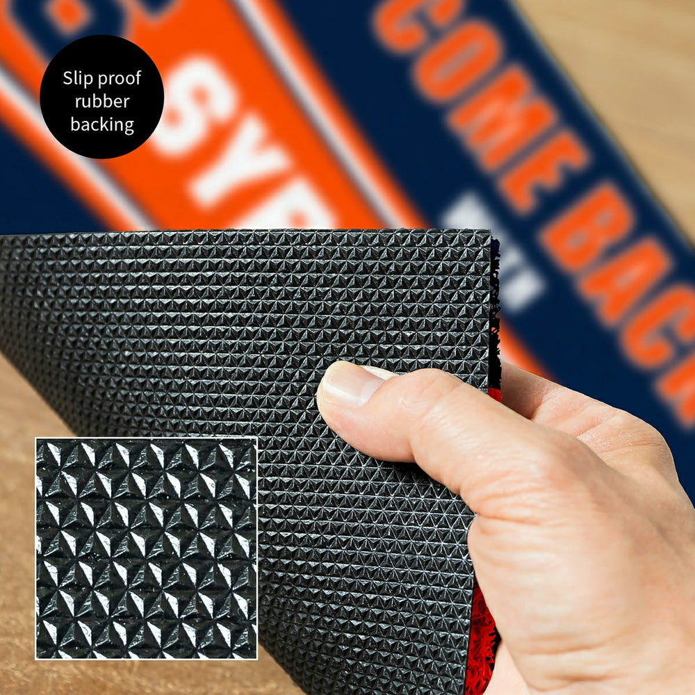 28" x 16" PVC Trapper Mat, Come Back with Tickets, Syracuse University, Collegiate