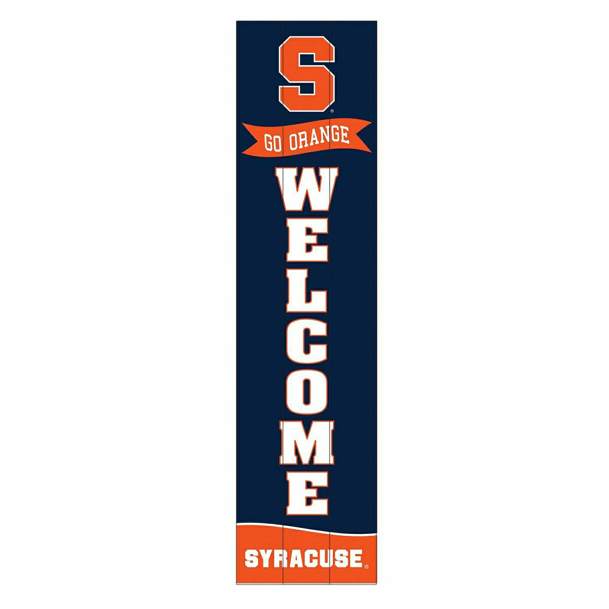 Syracuse University Large Single Sided Leaner, 46", Collegiate, Home