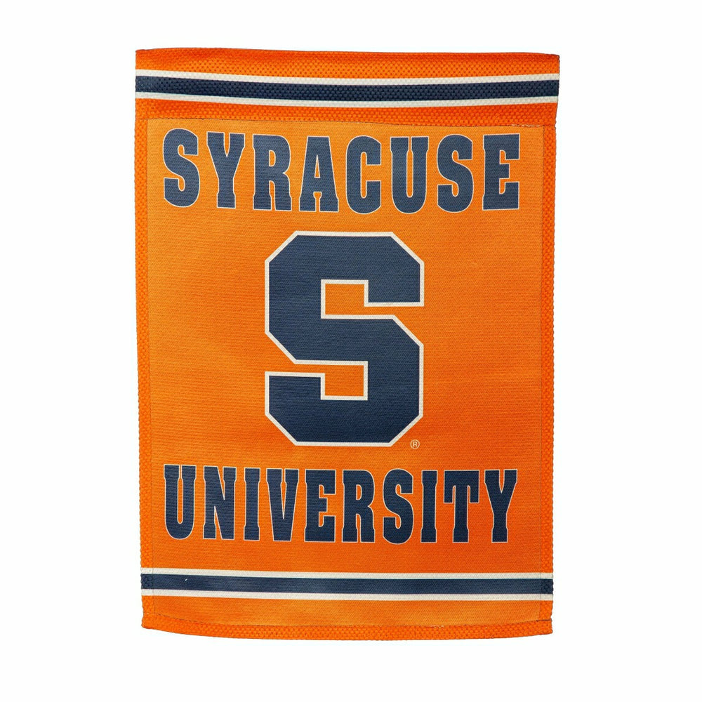 Embossed Suede Flag, GDN Size, Syracuse, Collegiate, Home