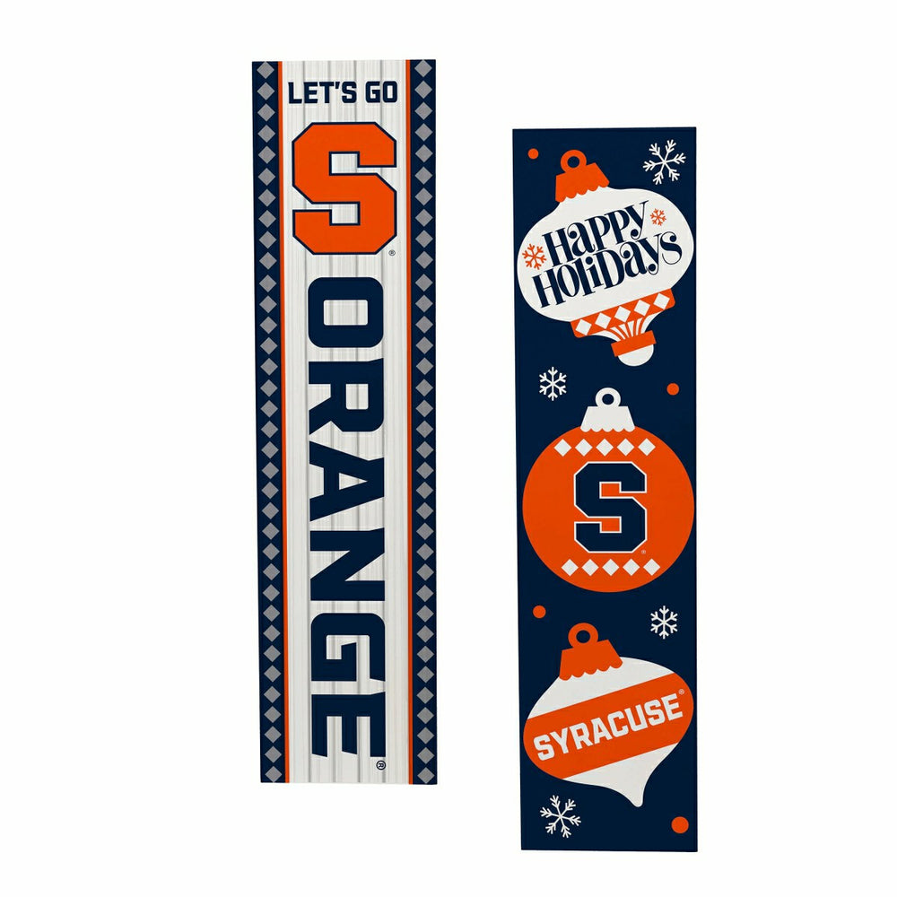 Syracuse University 47" Double Sided Leaner, Christmas, Collegiate, Home