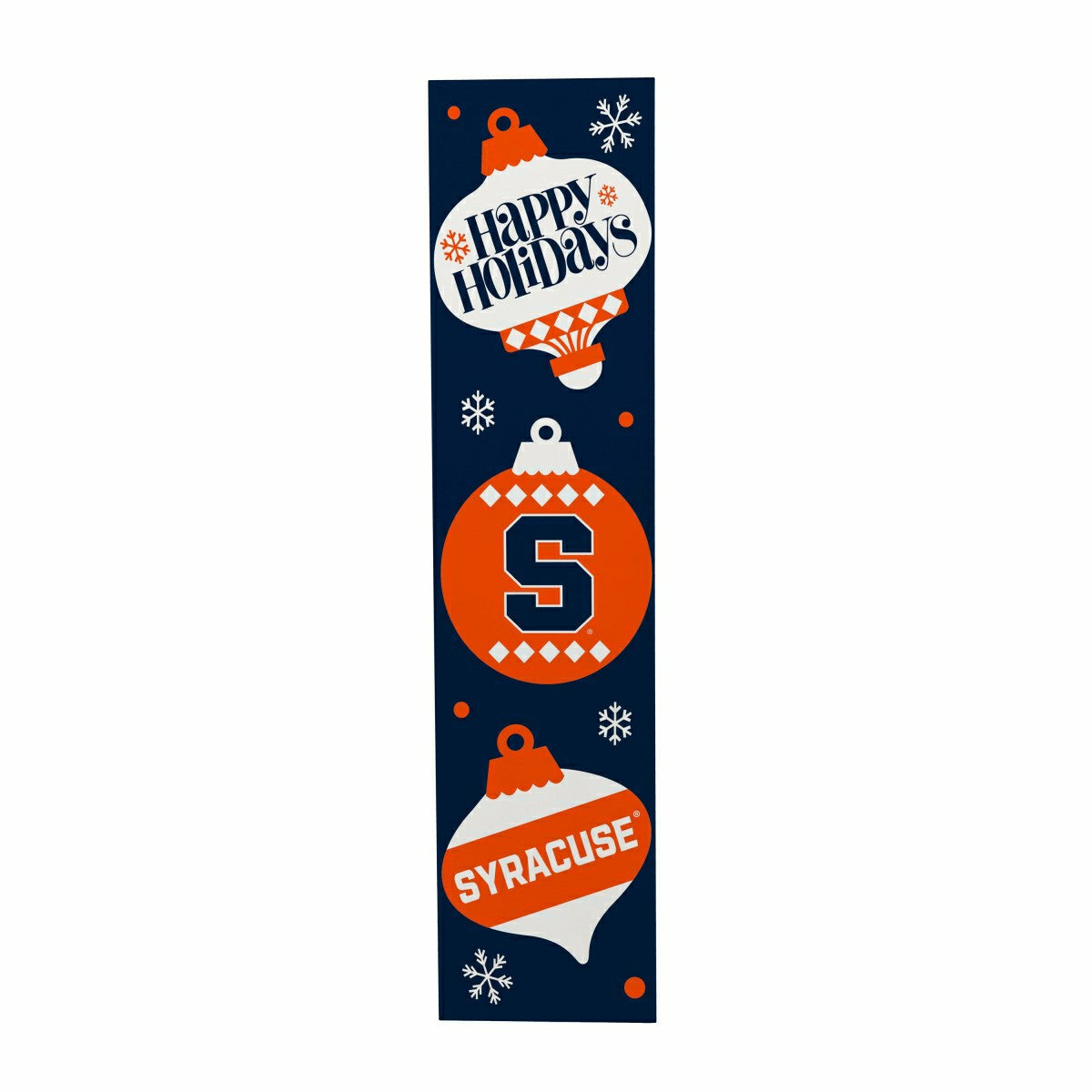 Syracuse University 47" Double Sided Leaner, Christmas, Collegiate, Home