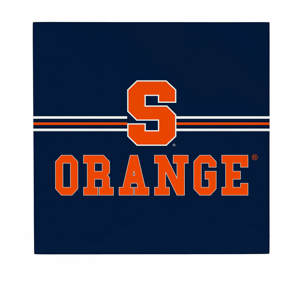 Syracuse University Wood Wall Sign, 12x12, Collegiate, Home