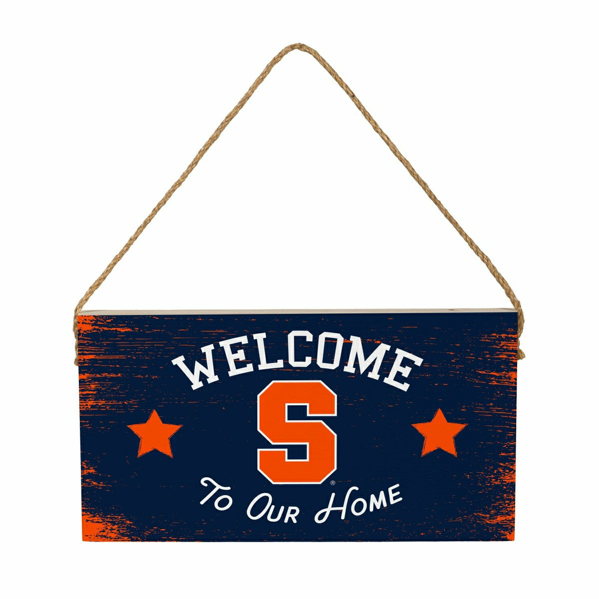 Syracuse University Wood Wall Sign, 6x11, Collegiate, Home