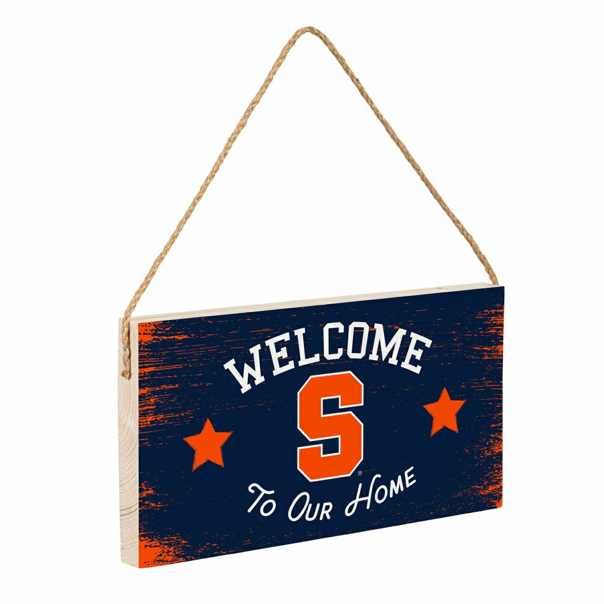 Syracuse University Wood Wall Sign, 6x11, Collegiate, Home
