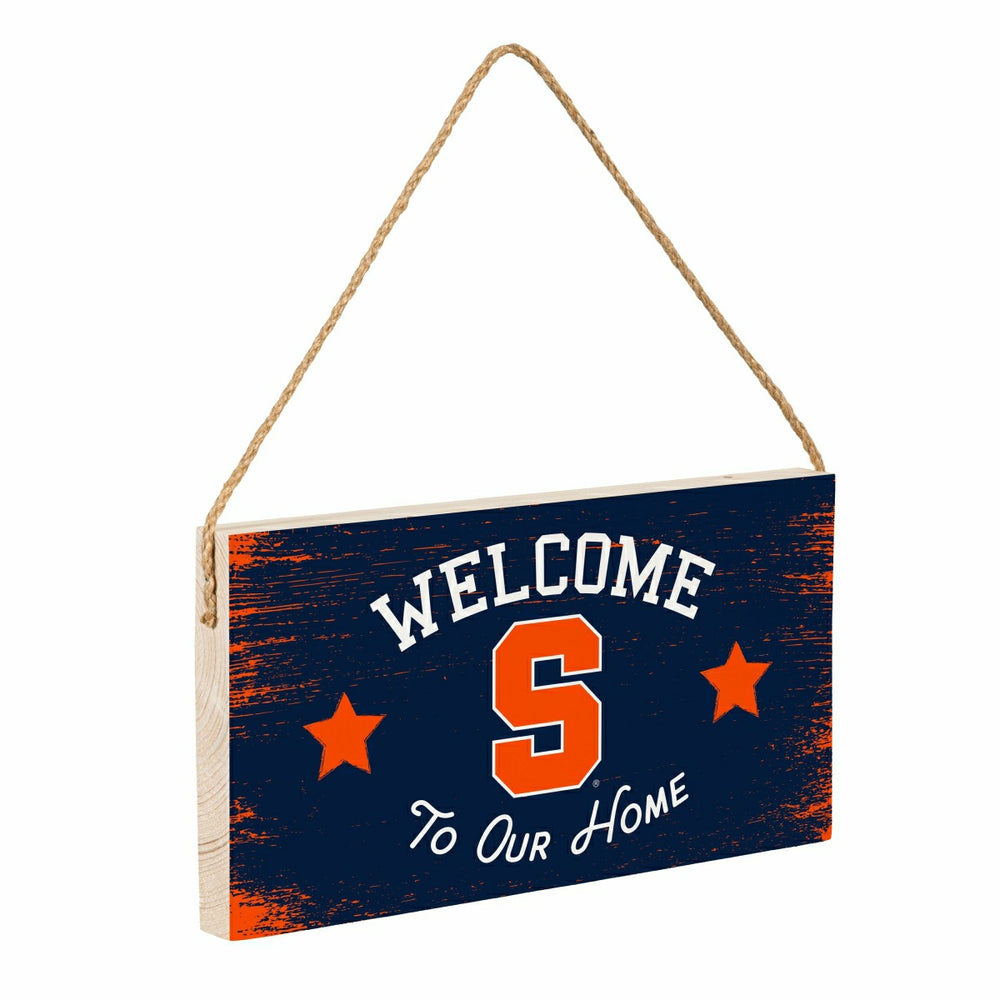 Syracuse University Wood Wall Sign, 6x11, Collegiate, Home