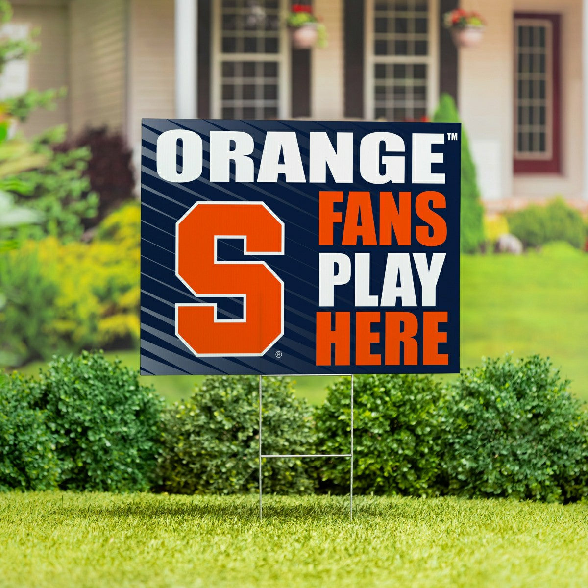 Syracuse University Coroplast Yard Sign "Fans Play Here", Collegiate, Home