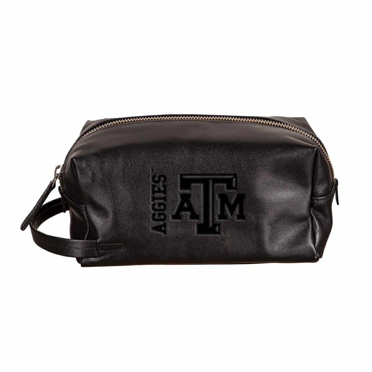 Texas A&M, Embossed Toiletry Bag, Black, Collegiate, Home