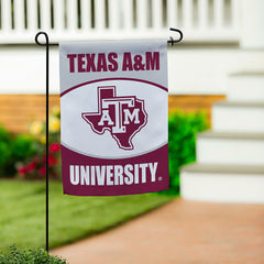 Texas A&M Suede Garden Flag, Collegiate, Home