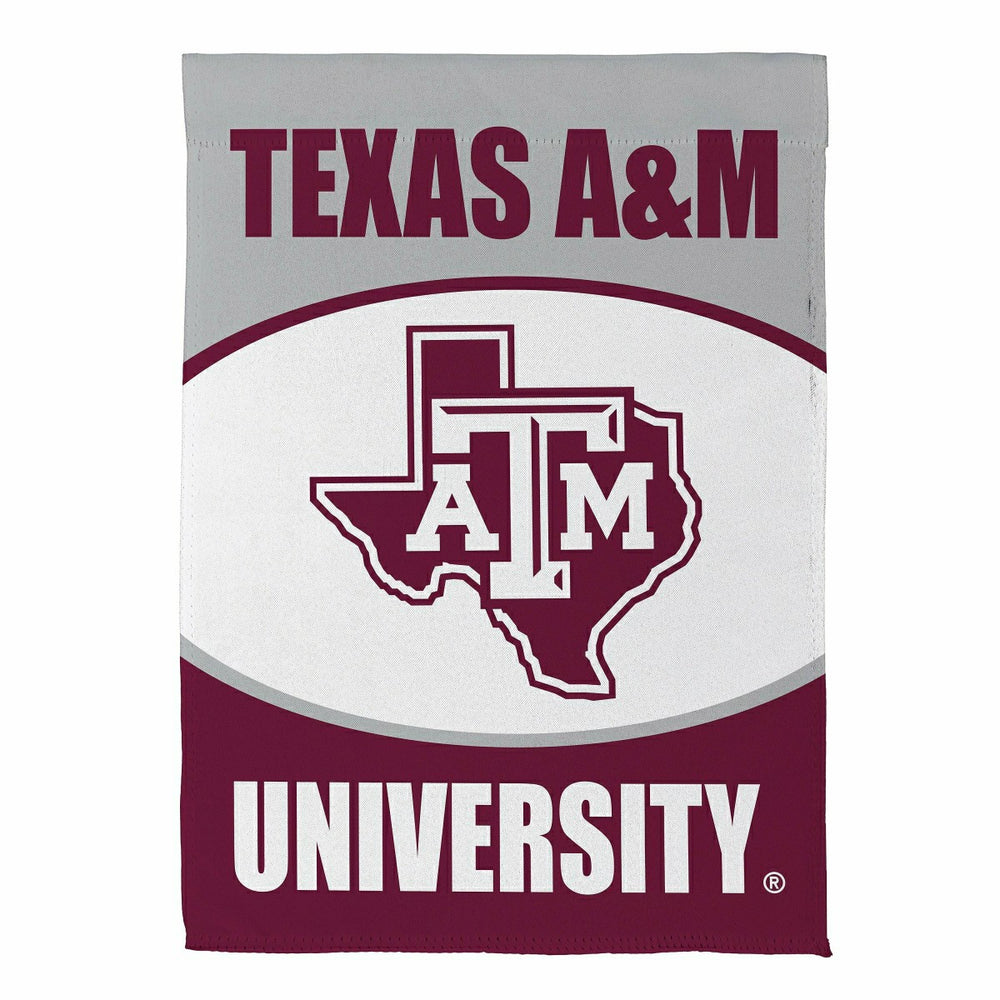 Texas A&M Suede Garden Flag, Collegiate, Home