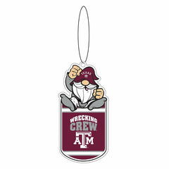 Texas A&M Gift Tag Ornament, Gnome Fan, Collegiate, Home