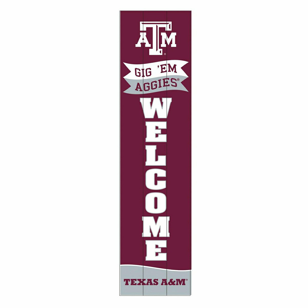Texas A&M Large Single Sided Leaner, 46", Collegiate, Home