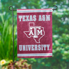 Embossed Suede Flag, GDN Size, Texas A&M, Collegiate, Home