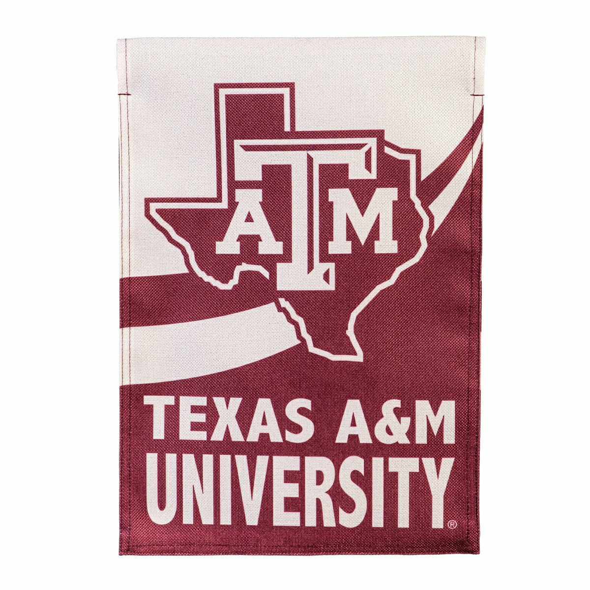 Texas A&M Burlap Flag GDN Size, Collegiate, Home