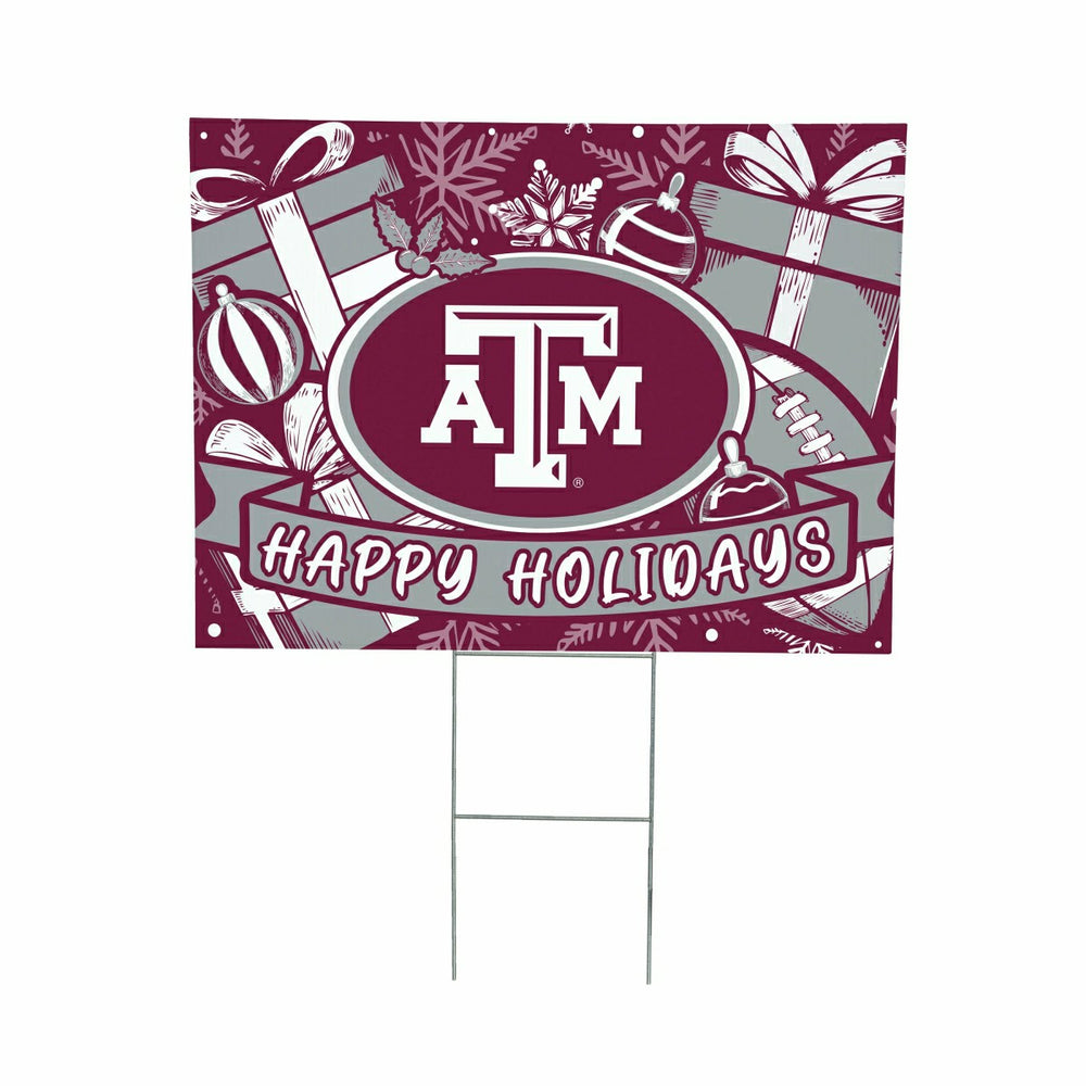 Texas A&M Yard Sign, Holiday, Collegiate, Home
