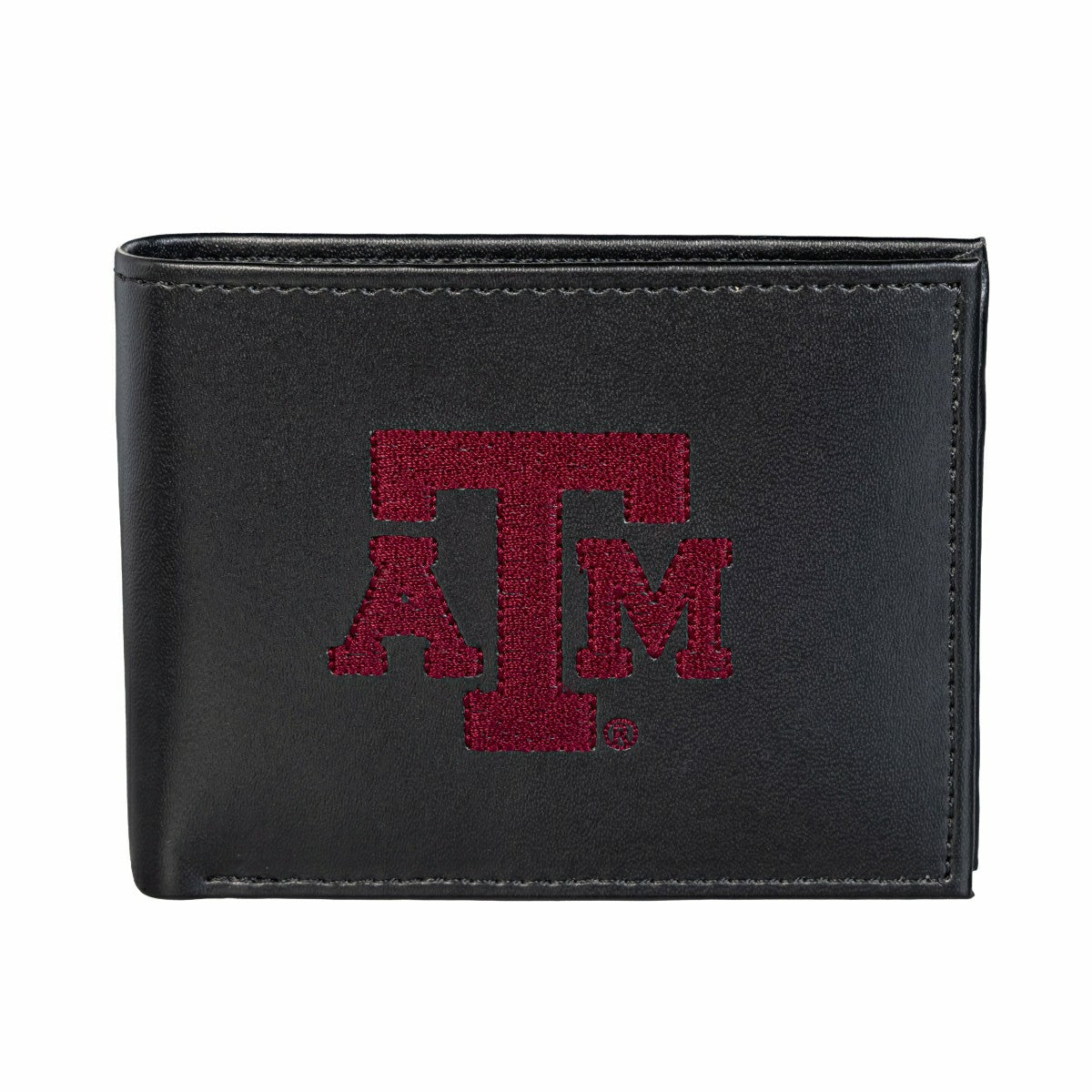 Texas A&M Black Bi-Fold Embroidered Wallet, Collegiate, Home