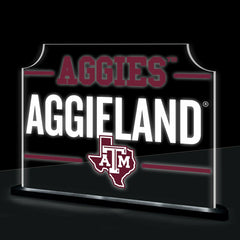 Texas A&M College Rectangle Desklite LED Decor, Collegiate, Home