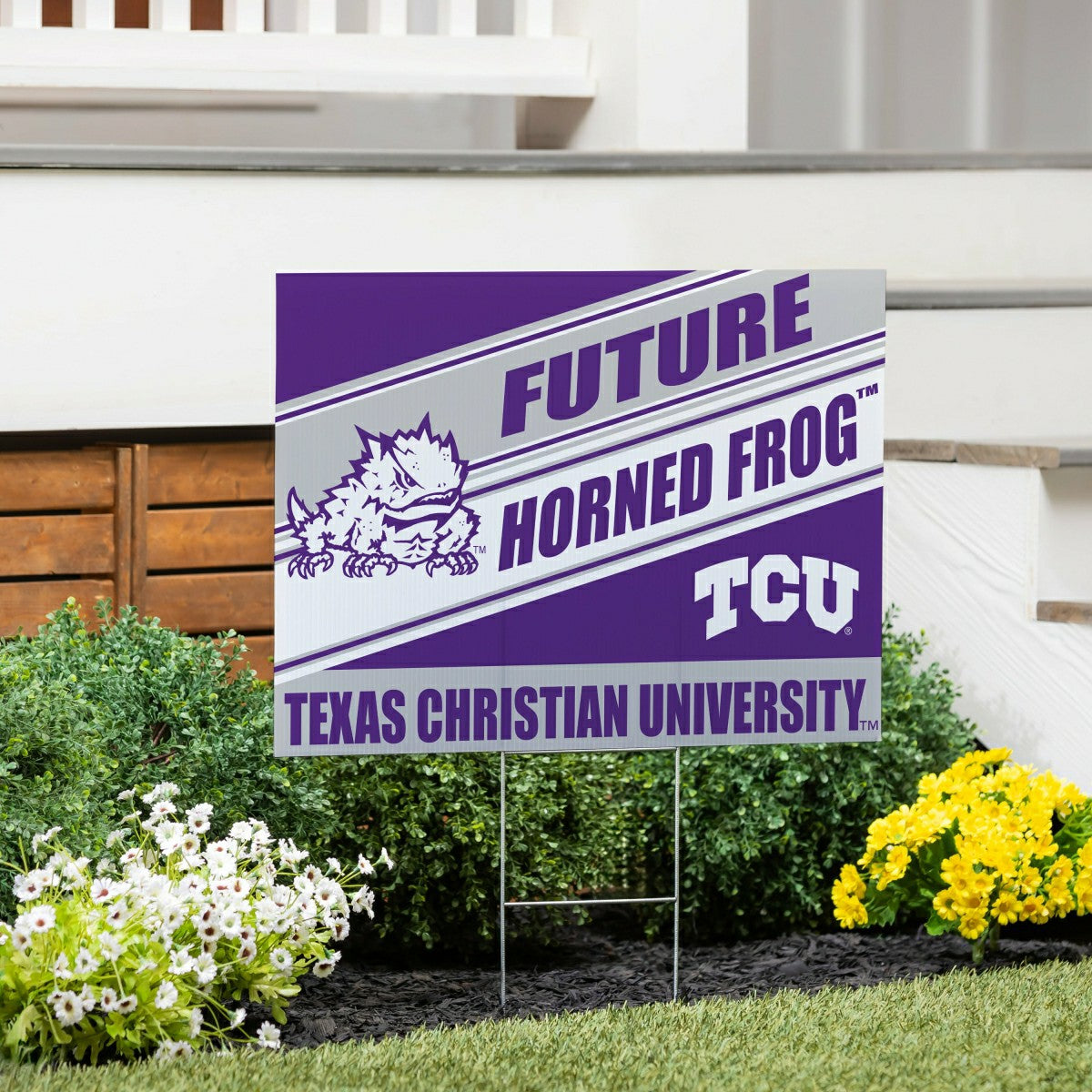 Texas Christian University Coroplast Yard Sign, Future Student, Collegiate, Home