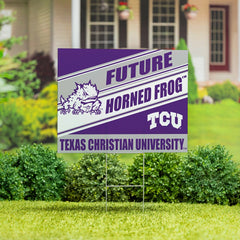 Texas Christian University Coroplast Yard Sign, Future Student, Collegiate, Home