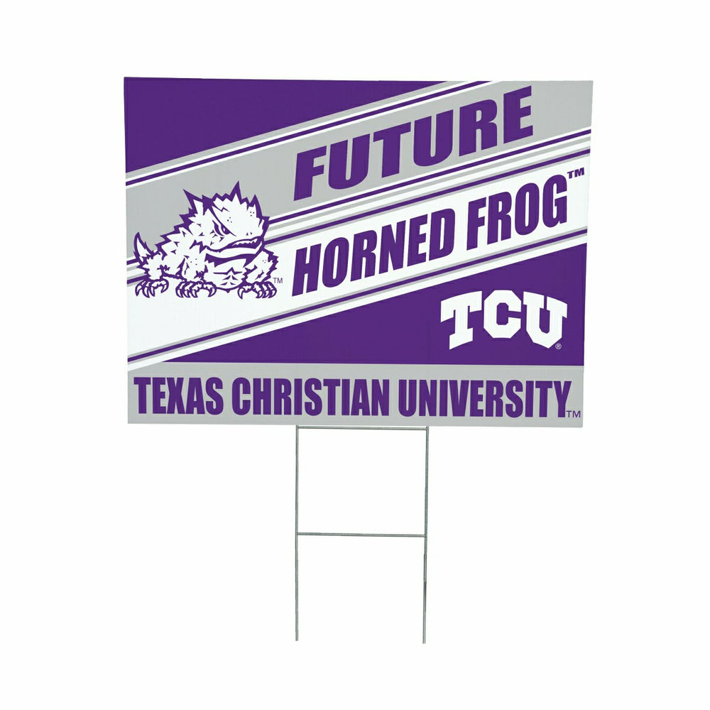Texas Christian University Coroplast Yard Sign, Future Student, Collegiate, Home