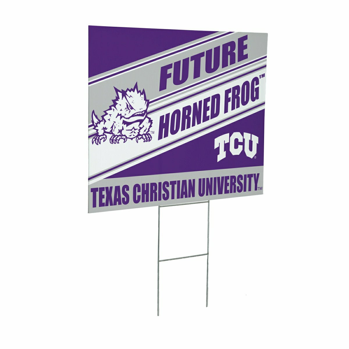 Texas Christian University Coroplast Yard Sign, Future Student, Collegiate, Home