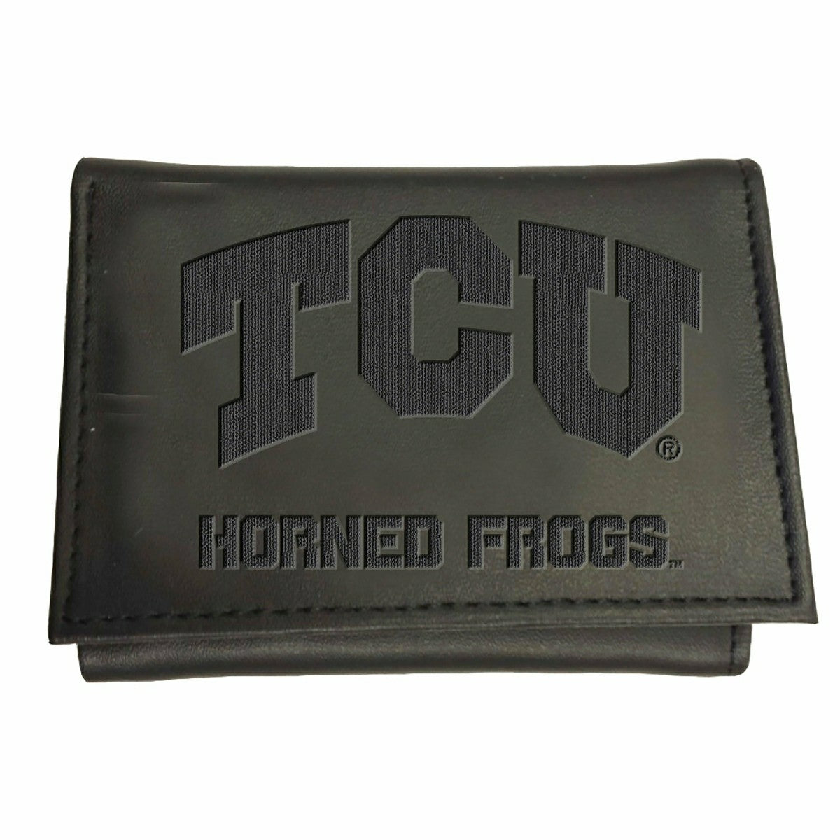 TCU, Tri-Fold Wallet, Black, Collegiate, Home