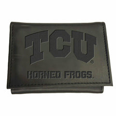 TCU, Tri-Fold Wallet, Black, Collegiate, Home