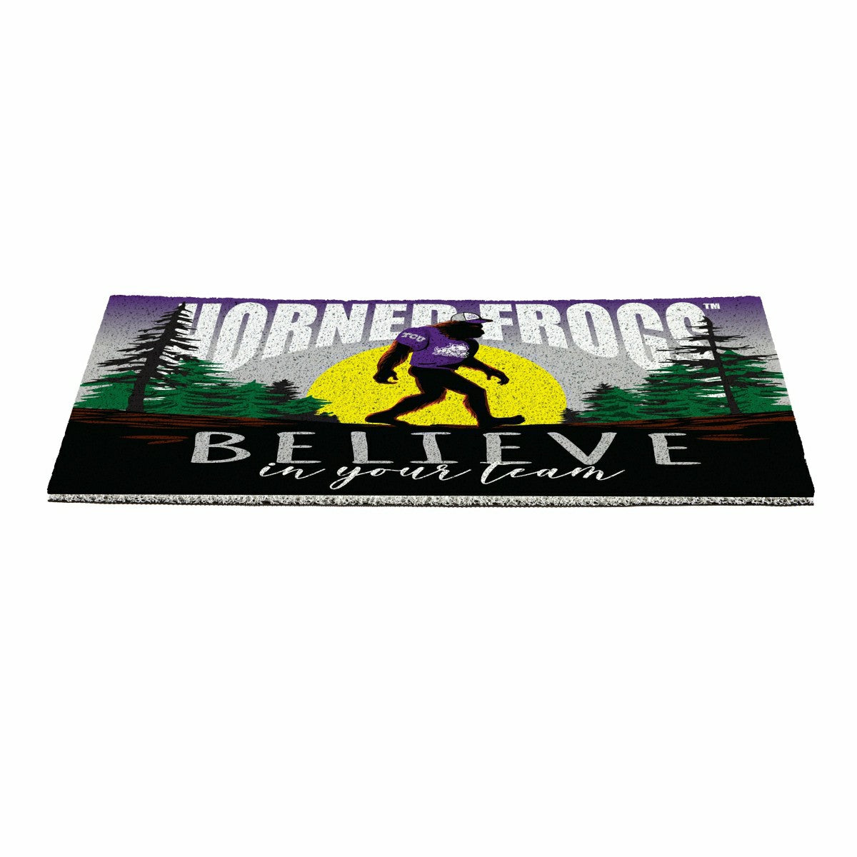 Texas Christian University Bigfoot PVC Mat, 28"x16", Collegiate
