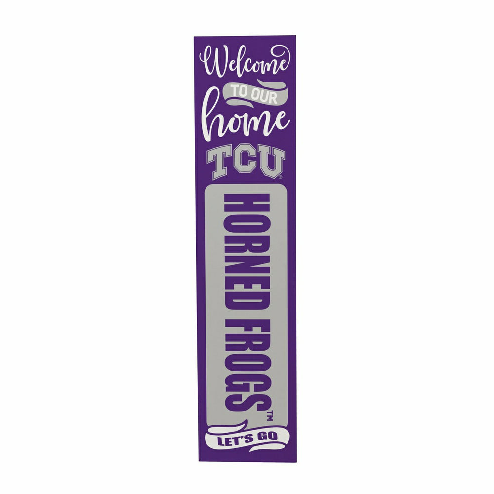 47" Double Sided Leaner, Texas Christian University, Halloween, Collegiate, Home