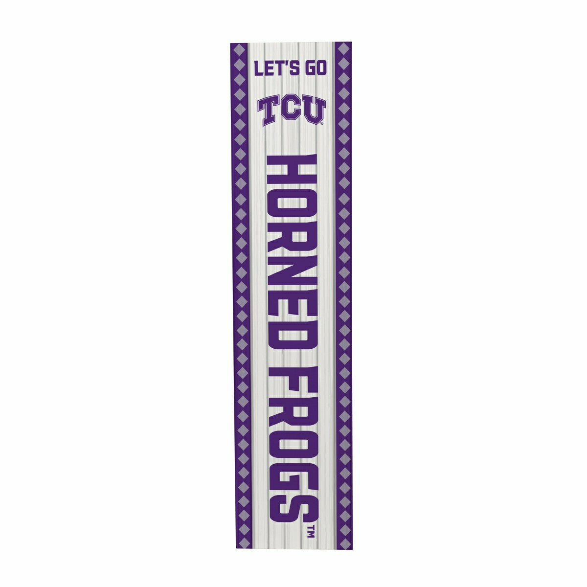 47" Double Sided Leaner, Texas Christian University, Christmas, Collegiate, Home