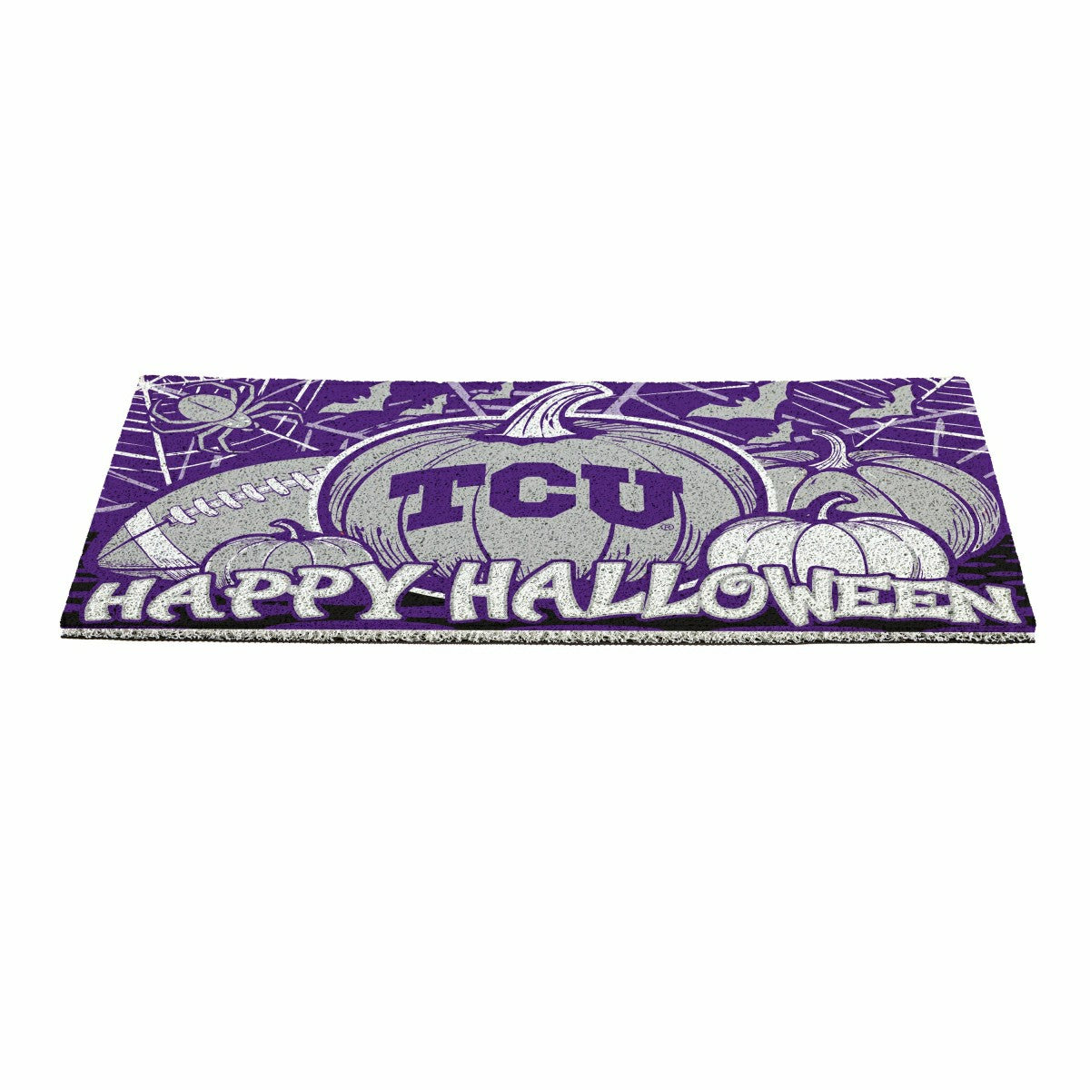 Texas Christian University Halloween PVC Mat, 28"x16", Collegiate