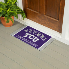 Texas Christian University Alumni Mat, 28"x16", Collegiate