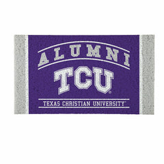 Texas Christian University Alumni Mat, 28"x16", Collegiate
