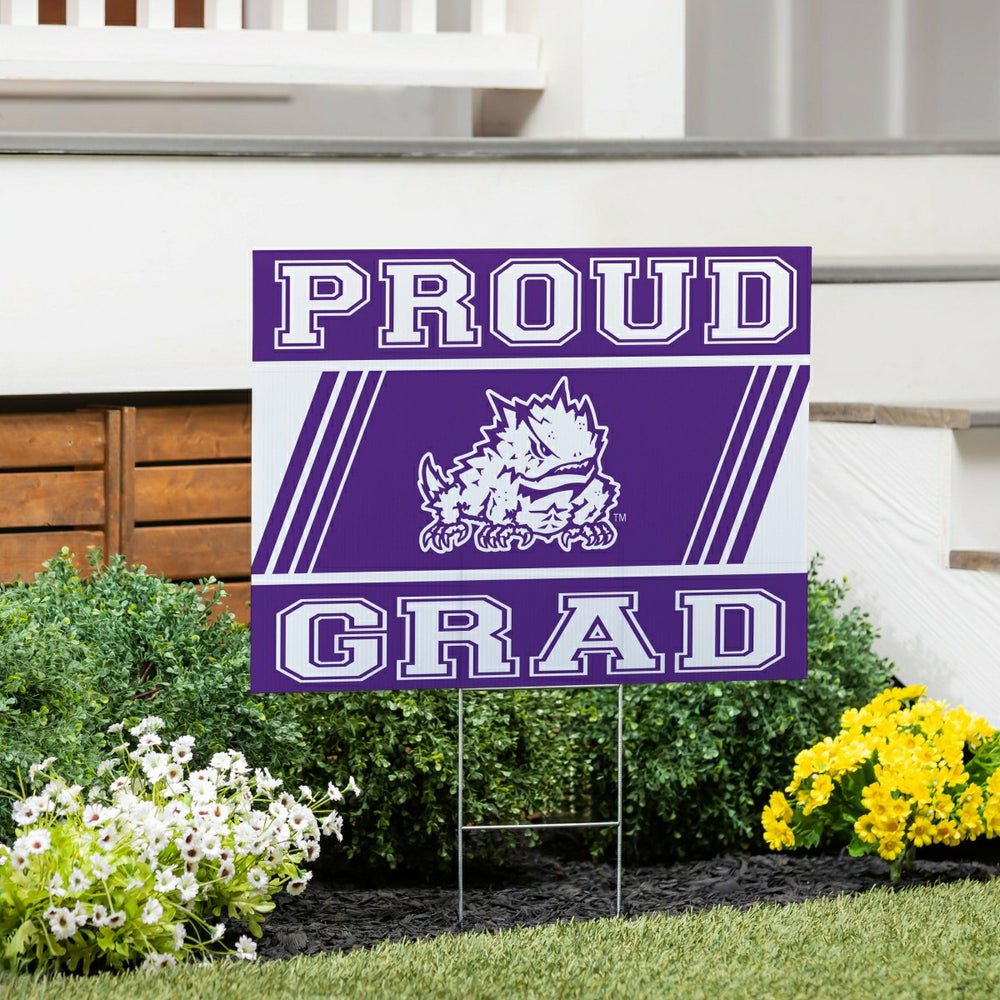Texas Christian University Coroplast Yard Sign Graduate, Collegiate, Home