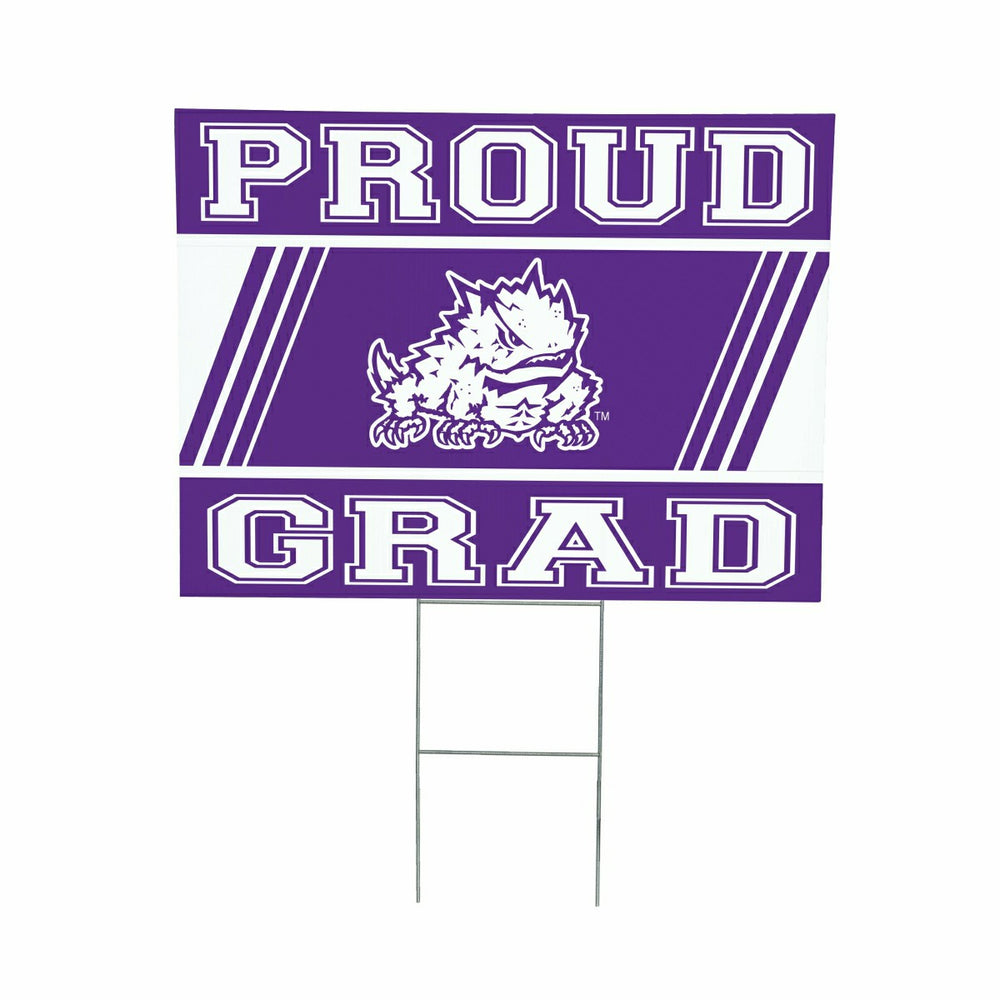 Texas Christian University Coroplast Yard Sign Graduate, Collegiate, Home