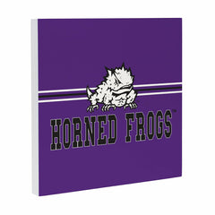 Texas Christian University Wood Wall Sign, 12x12, Collegiate, Home