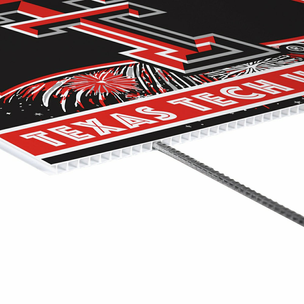 Texas Tech University Yard Sign, Patriotic, Collegiate, Home