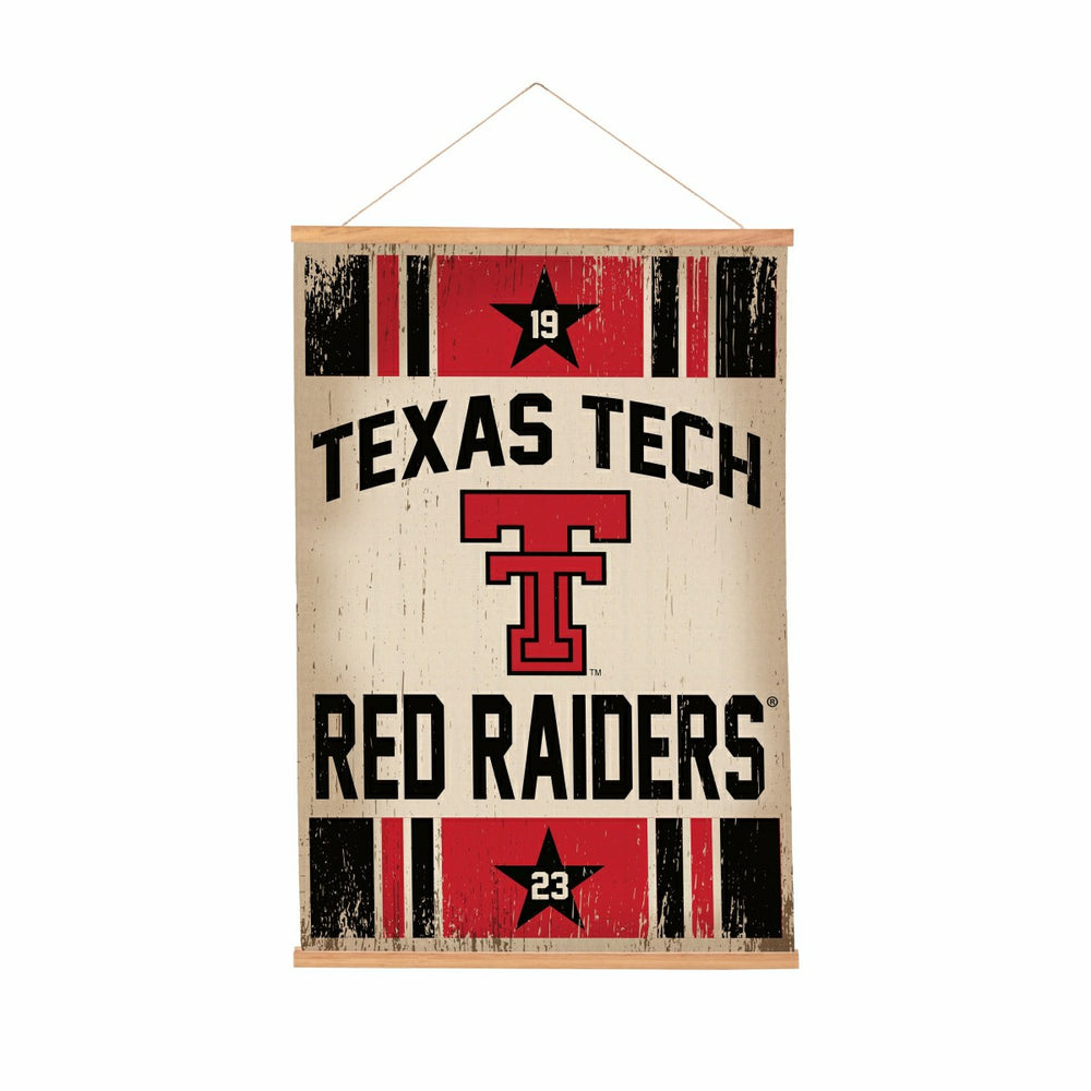 Texas Tech University, Canvas Wall Tapestry, Medium, 36x24, Collegiate, Home