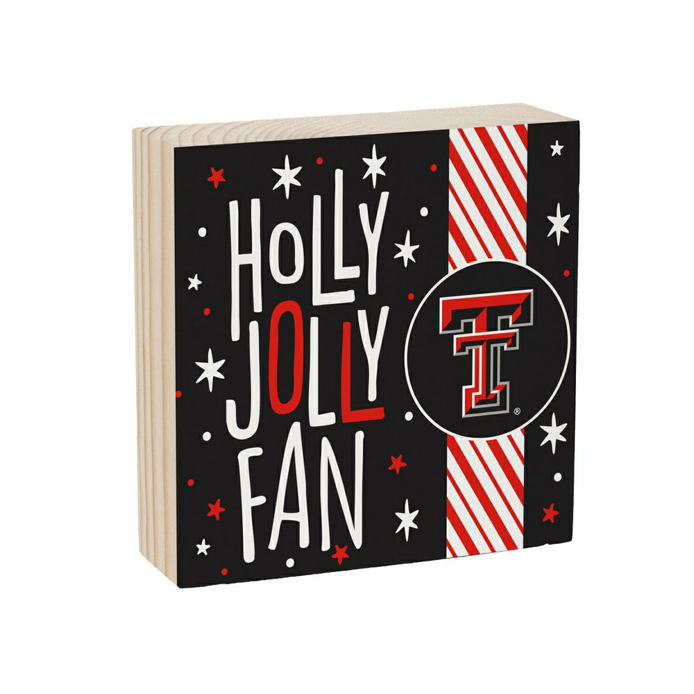 Texas Tech University Block, Holiday, 6x6, Collegiate, Home