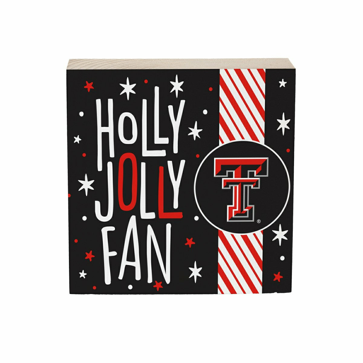 Texas Tech University Block, Holiday, 6x6, Collegiate, Home