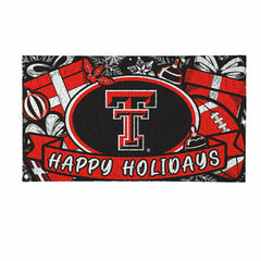 Texas Tech University Holiday PVC Mat, 28"x16", Collegiate
