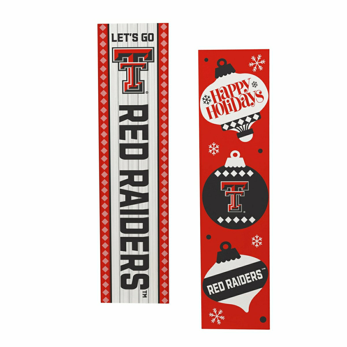 47" Double Sided Leaner, Texas Tech University, Christmas, Collegiate, Home