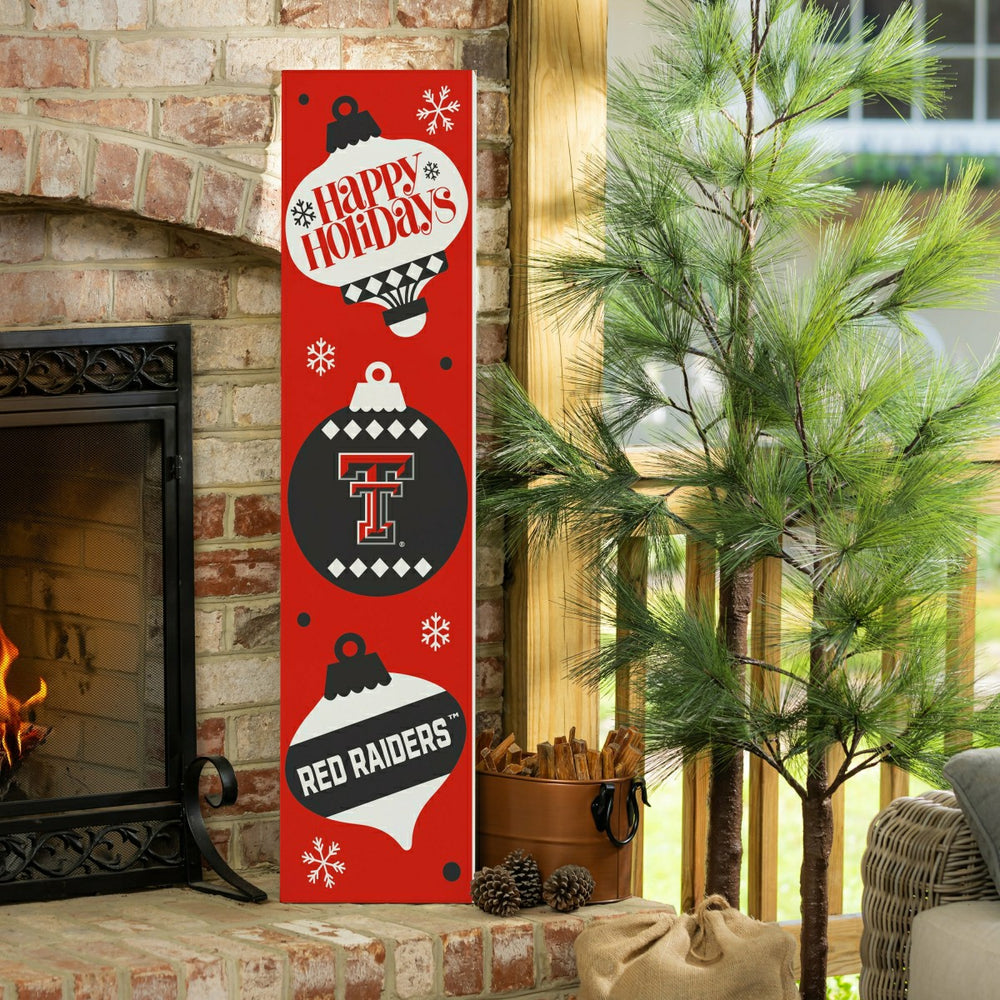 47" Double Sided Leaner, Texas Tech University, Christmas, Collegiate, Home