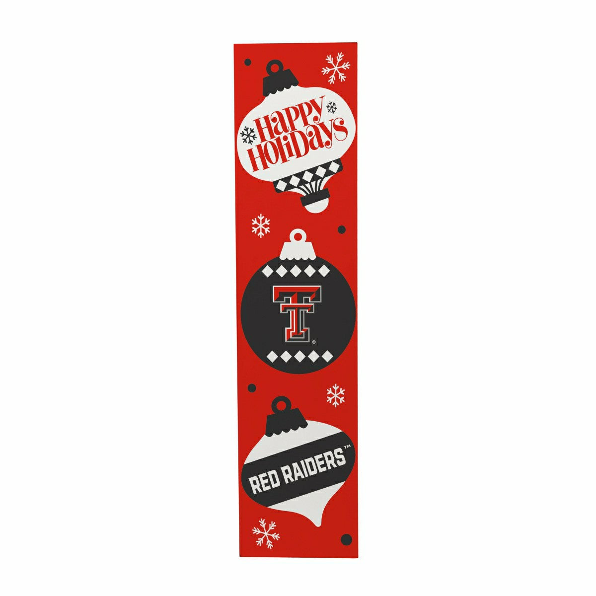 47" Double Sided Leaner, Texas Tech University, Christmas, Collegiate, Home