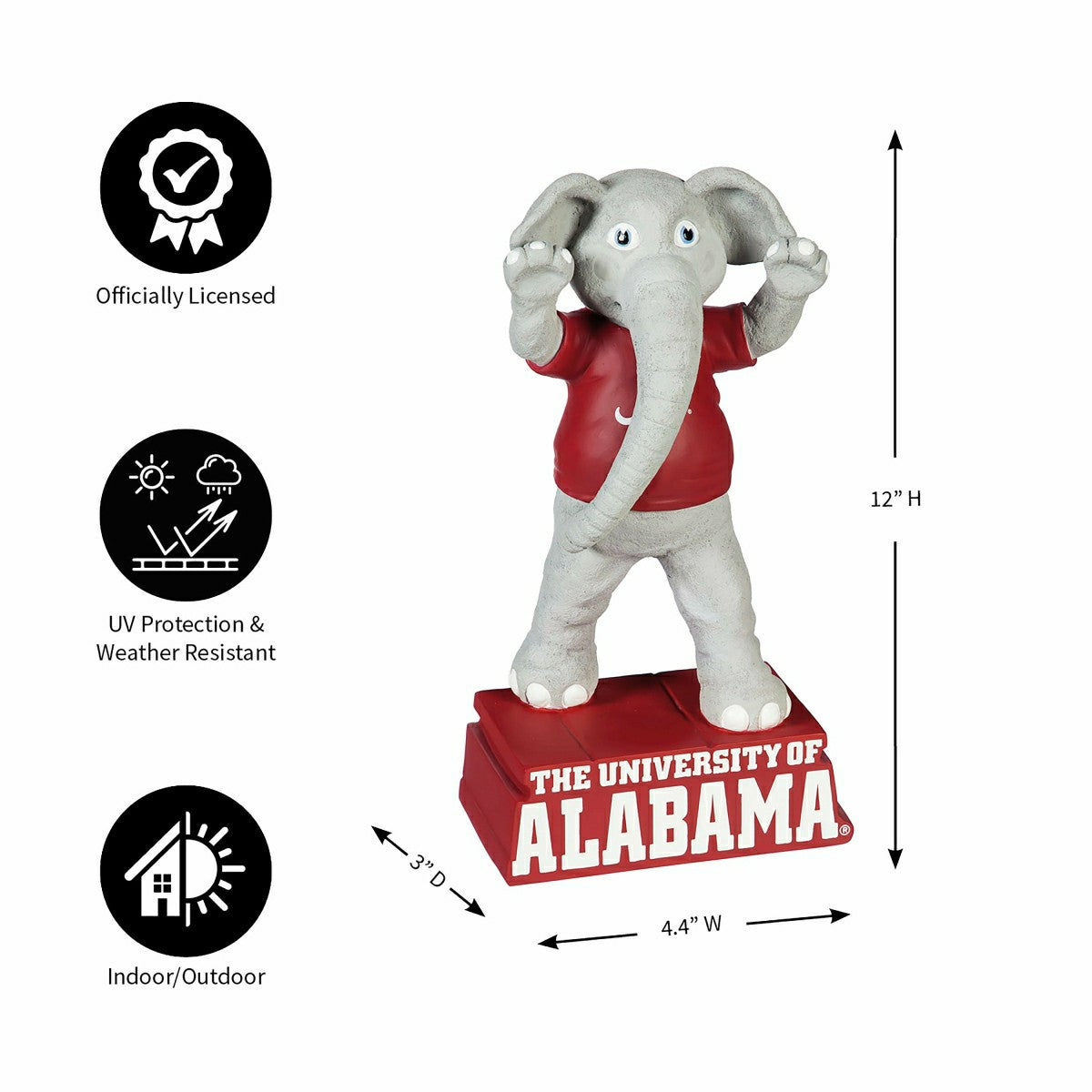 University of Alabama, Mascot Statue, Collegiate, Home